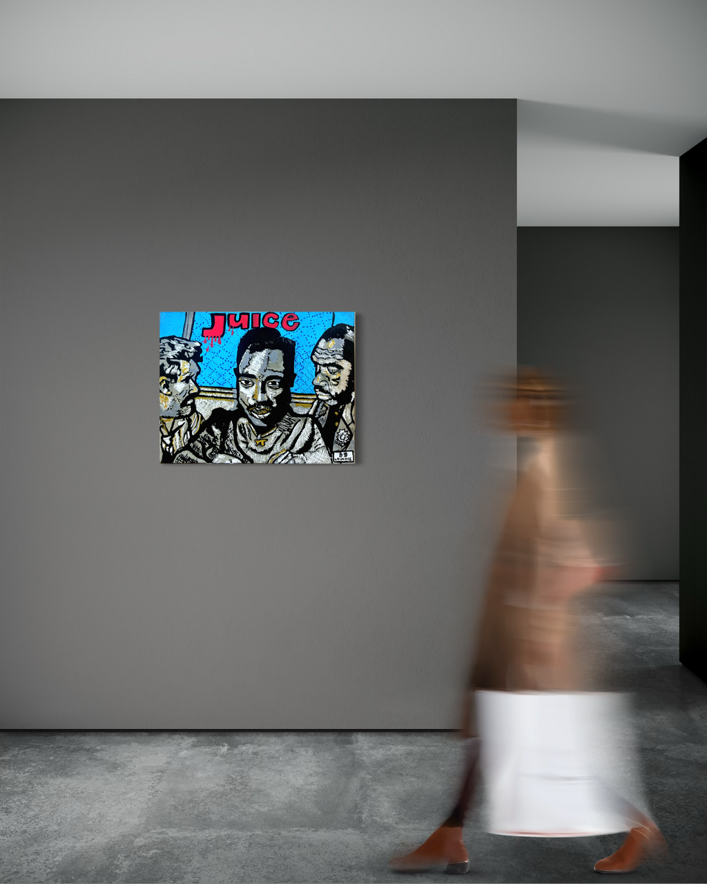 Tupac “Juice” Painting By Louchie Money